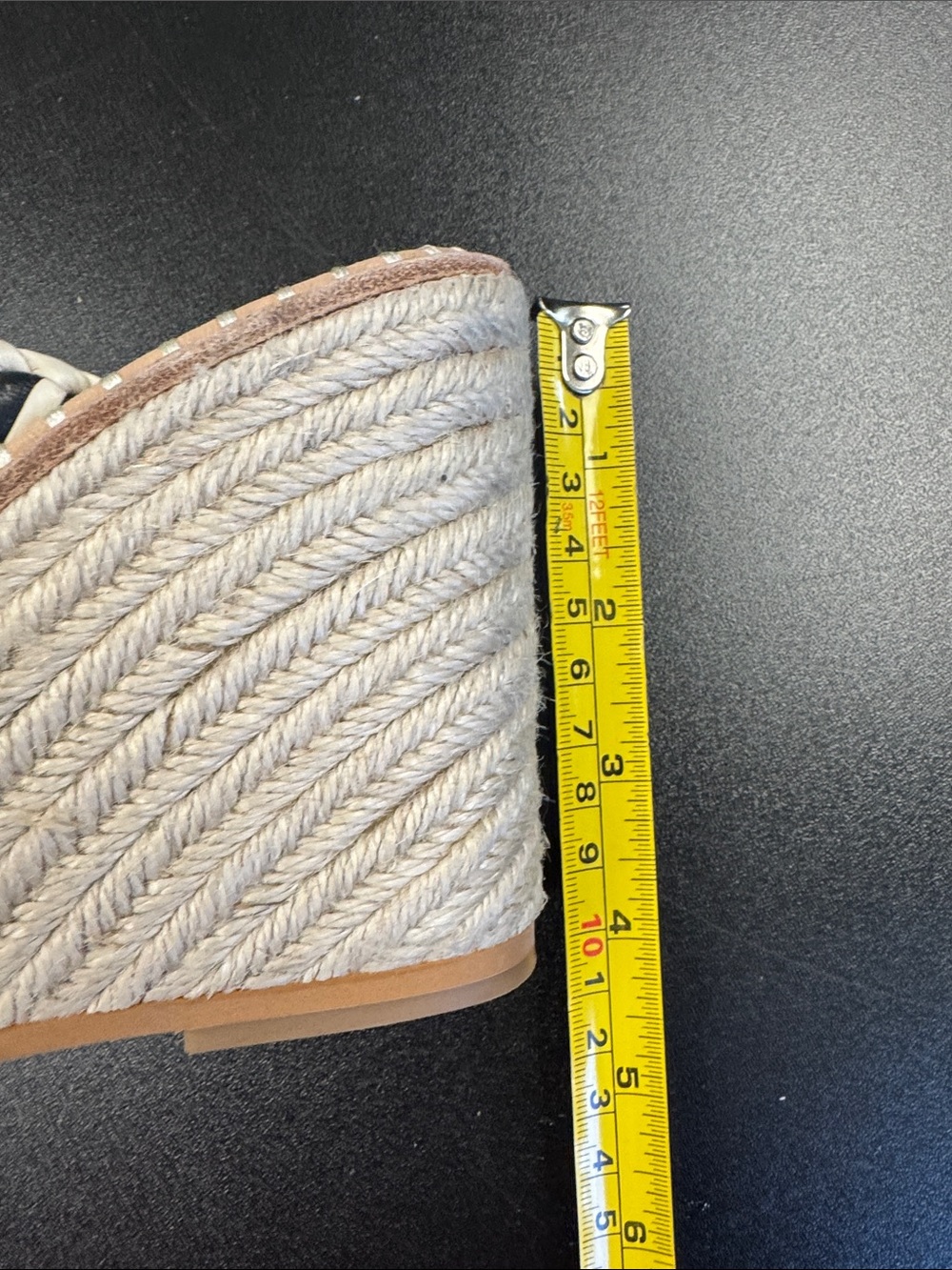 Dolce Vita Black and Cream Woven Double-Strap Mules - Picture 10 of 10